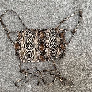 ZAFUL Snake print Crop top